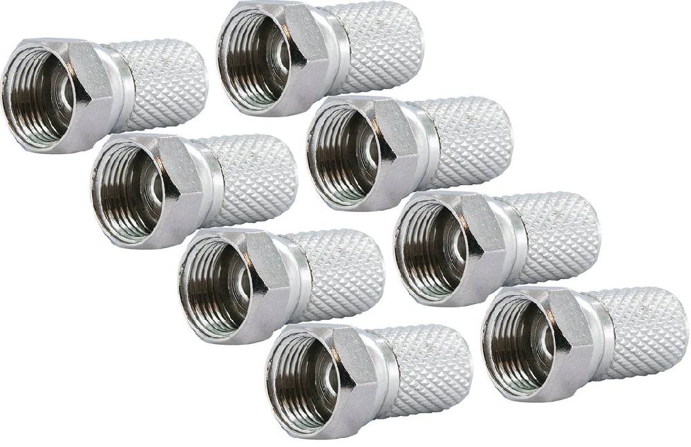 Schwaiger F-Aufdrehstecker 2 - 50 Stk. Ø 7 mm Heißer Verkauf