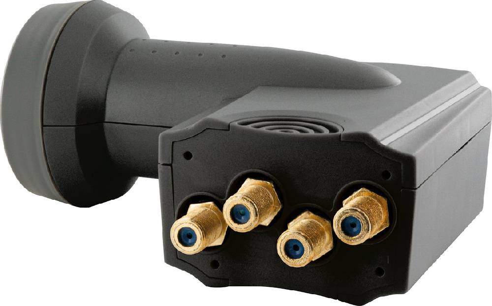 Schwaiger Quad LNB digital SUN PROTECT anthrazit Blitzangebot
