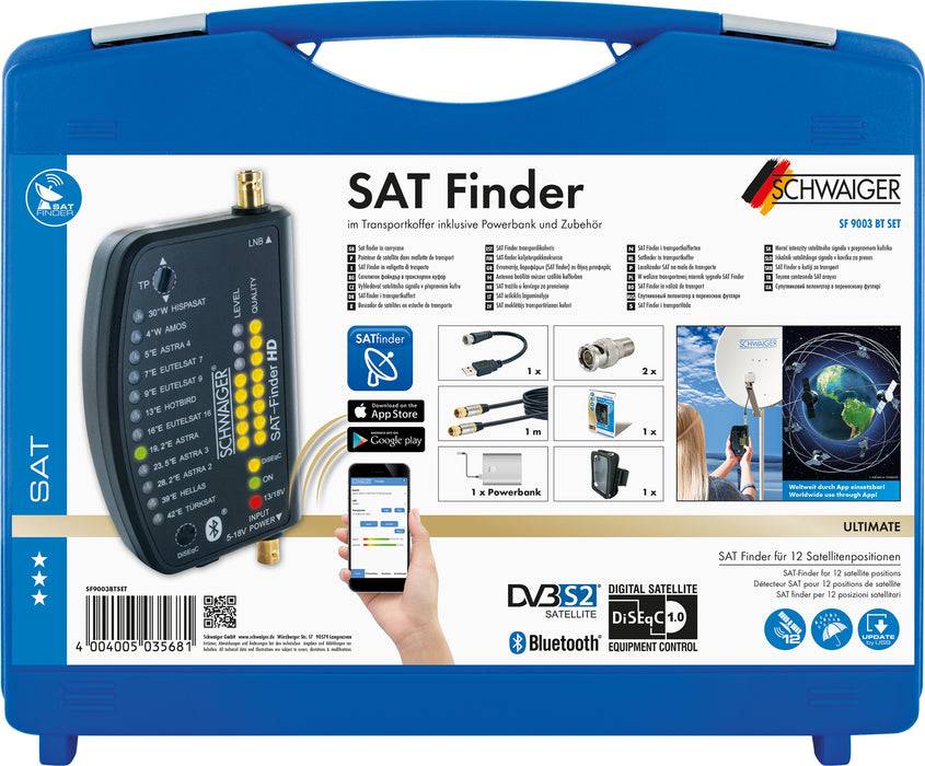 Schwaiger SAT-Finder HD im Transportkoffer Set Bis zu 60% Rabatt