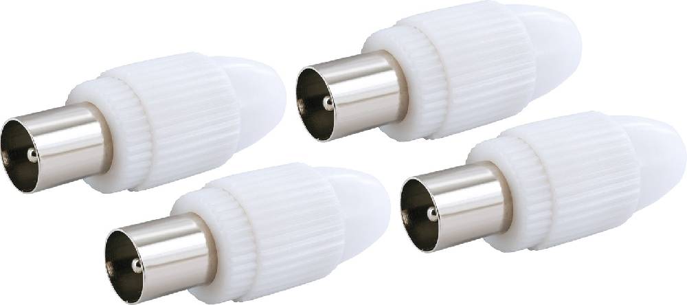 Schwaiger IEC-Stecker 1/4 Stk. Ø 4 - 7,5 mm Große Rabatte