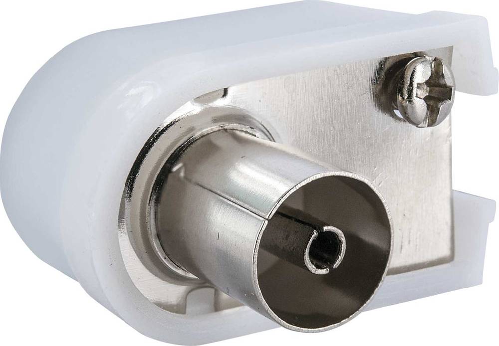 Schwaiger IEC-Winkelbuchse 1/4 Stk. Ø 4 - 7,5 mm
