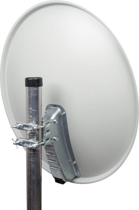 Schwaiger Satellitenschüssel Aluminium Weiß/Rot/Anthrazit 57 cm Letzte 2 Tage