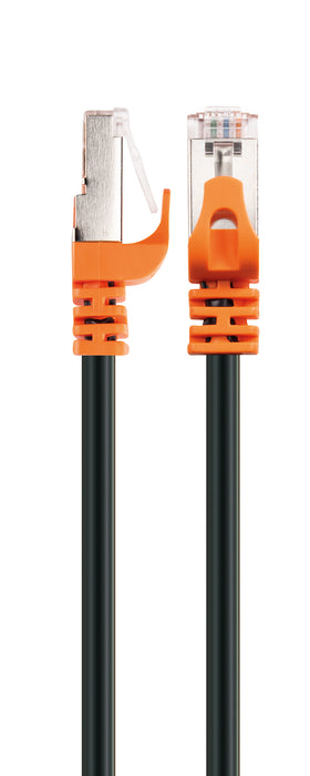 Schwaiger CAT7 Netzwerkkabel, S/FTP, 10m, orange/schwarz