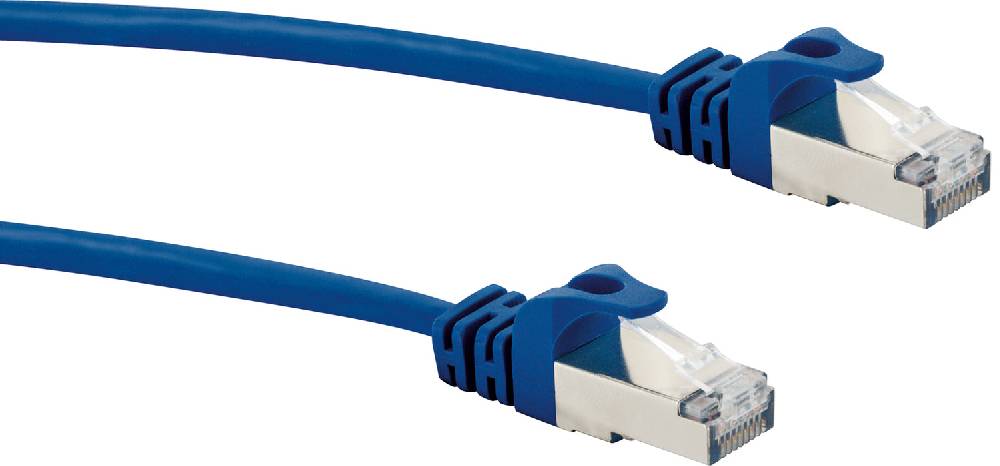 Schwaiger CAT8 Netzwerkkabel, S/FTP, 10m, blau Exklusivangebot