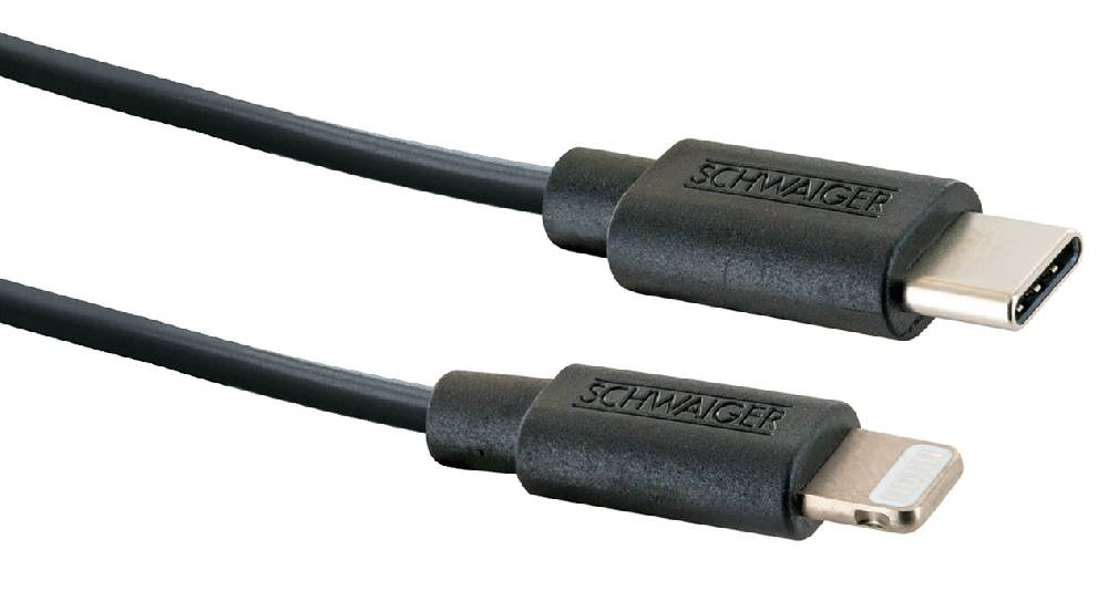 Schwaiger Lightning auf USB-C Kabel 0,5 m Cyber Monday