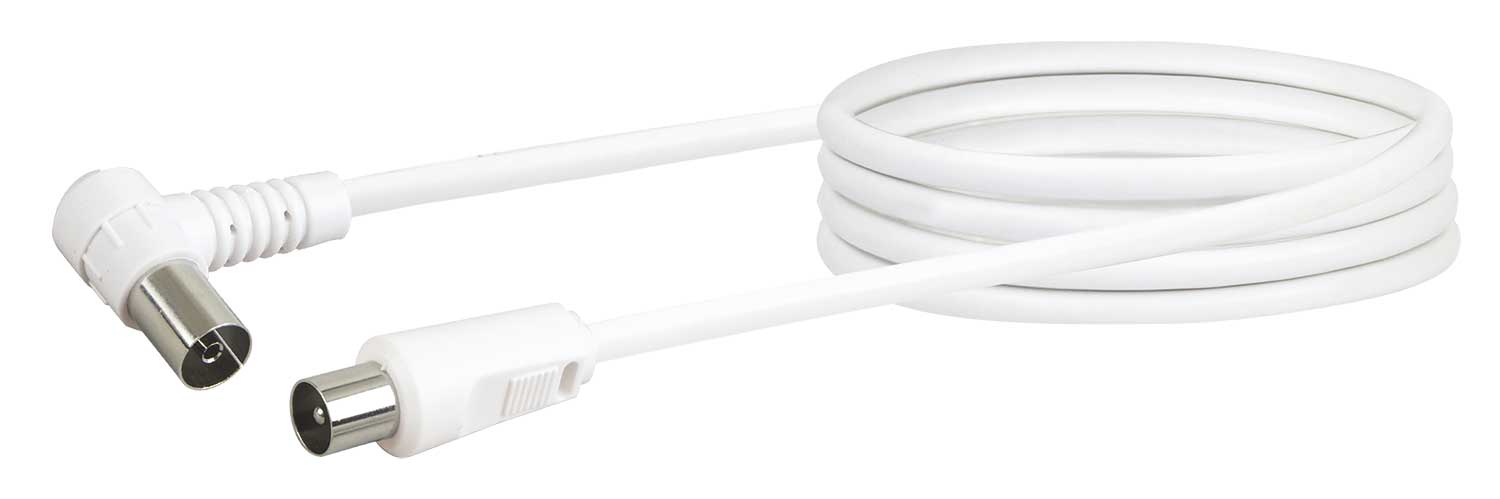 Schwaiger Antennenkabel mit IEC-Winkelbuchse 1,5 - 10 m 75 dB Zeitlich begrenztes Angebot