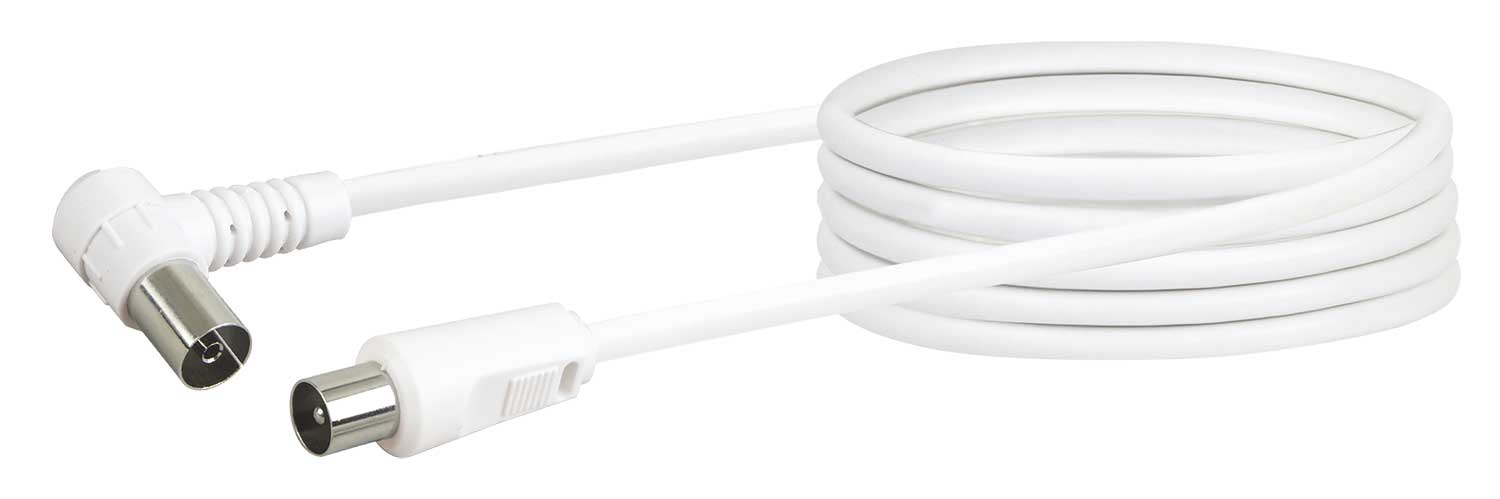 Schwaiger Antennenkabel mit IEC-Winkelbuchse 1,5 - 10 m 75 dB Zeitlich begrenztes Angebot