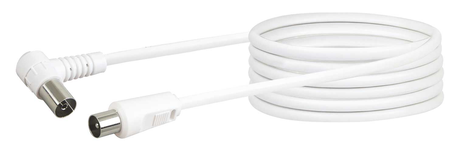 Schwaiger Antennenkabel mit IEC-Winkelbuchse 1,5 - 10 m 75 dB Zeitlich begrenztes Angebot