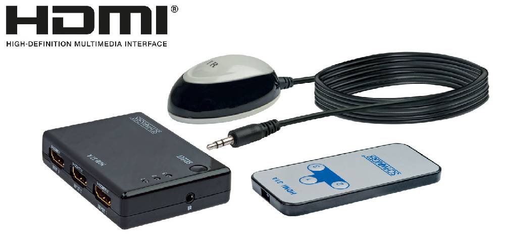 Schwaiger HDMI®-Umschalter Kostenlose Rückgabe