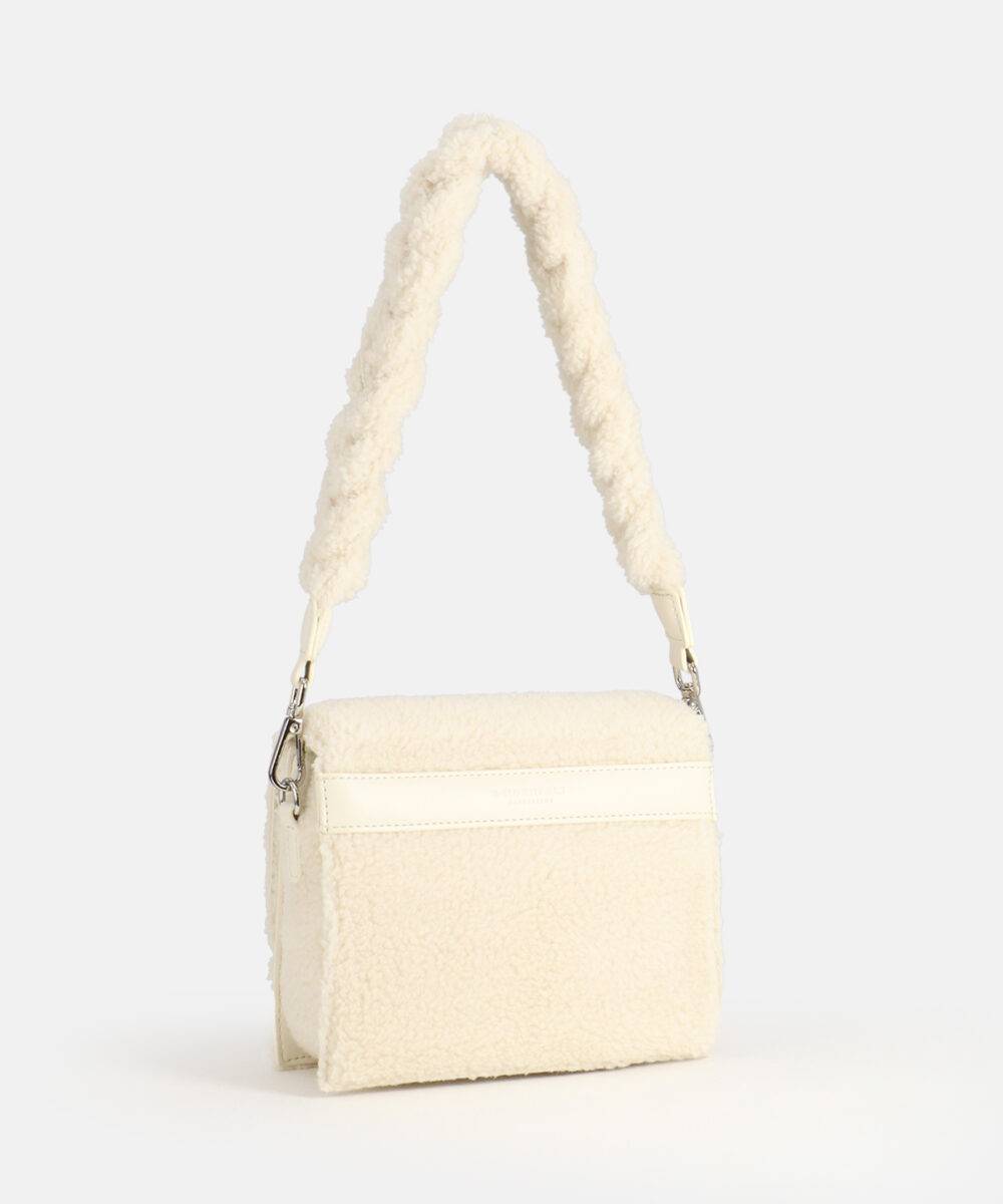 Seidenfelt Hellvi Crossbag with Teddy-Chain Riesige Rabatte