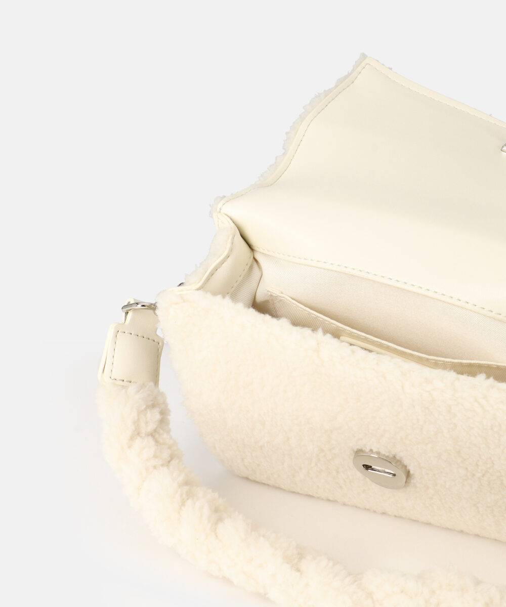 Seidenfelt Hellvi Crossbag with Teddy-Chain Riesige Rabatte