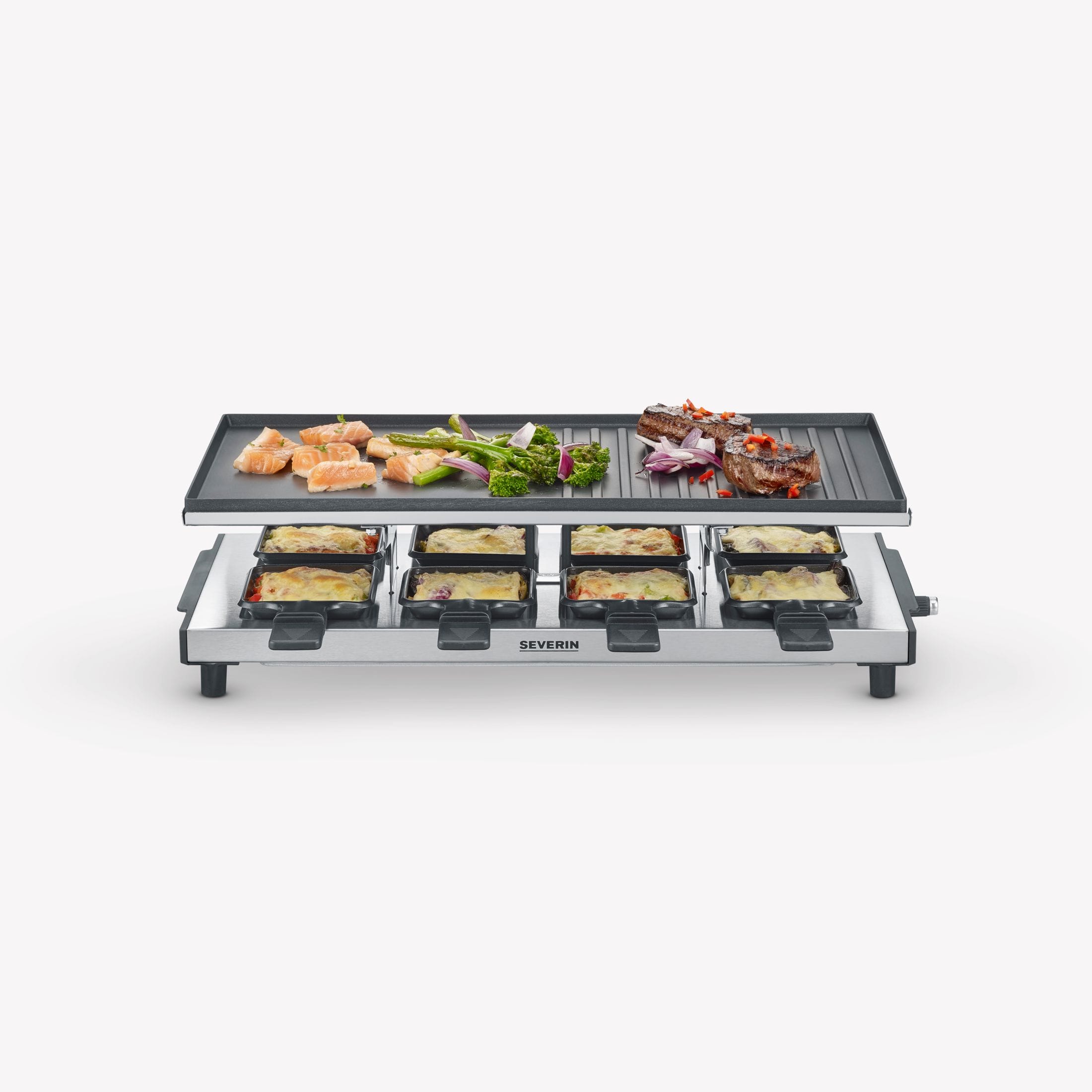 Severin Raclette mit antihaftbeschichteter Grillplatte RG 2375 Günstig kaufen