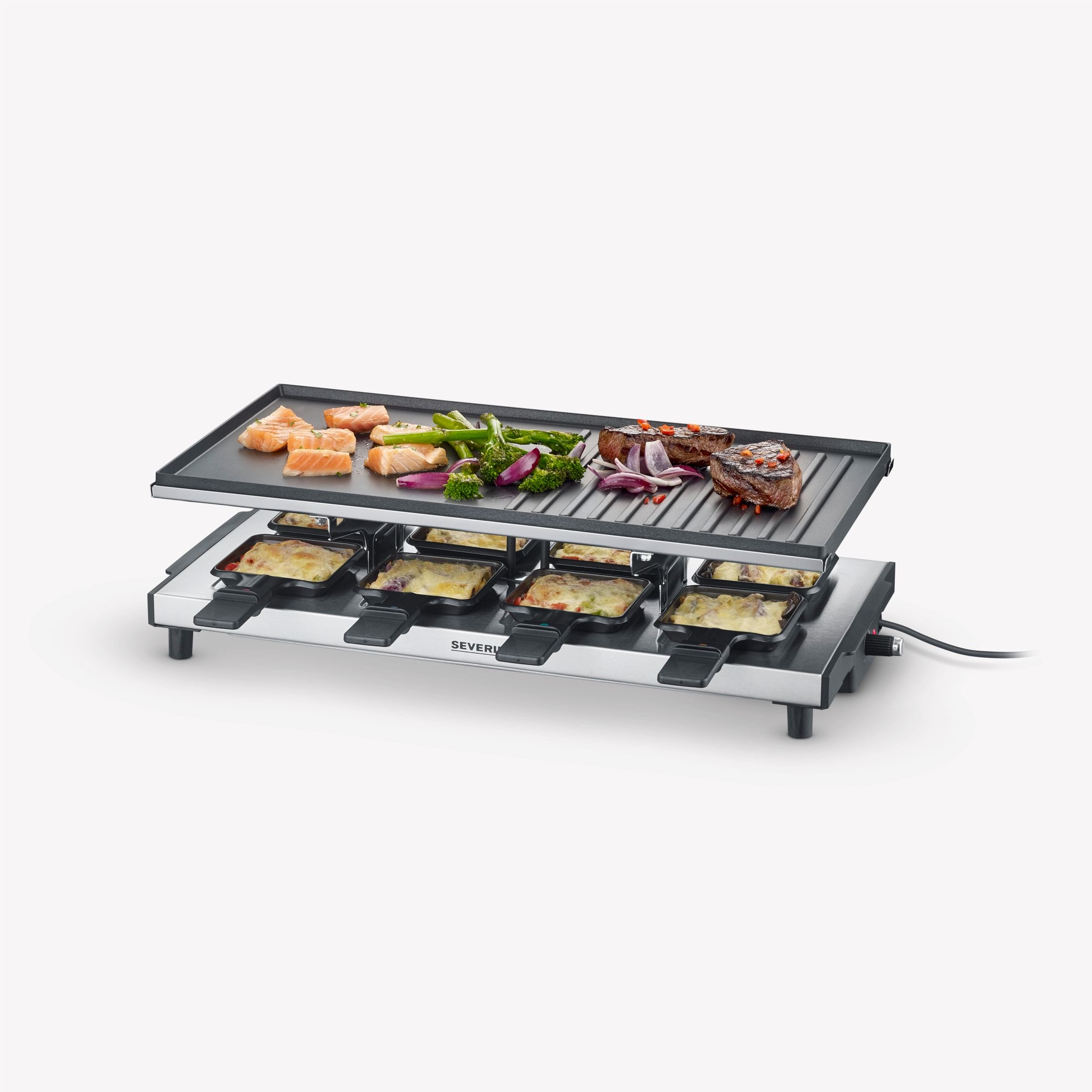Severin Raclette mit antihaftbeschichteter Grillplatte RG 2375 Günstig kaufen