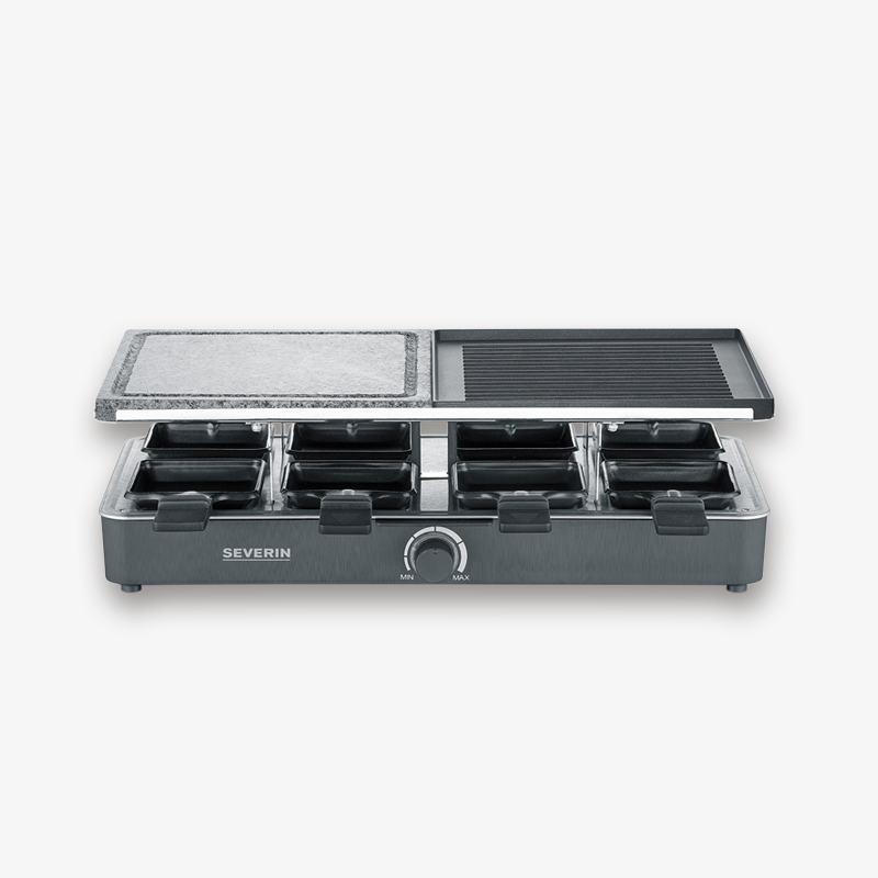 Severin Raclette-Grill mit Naturgrillstein u. Grillplatte RG 2376 Großer Ausverkauf