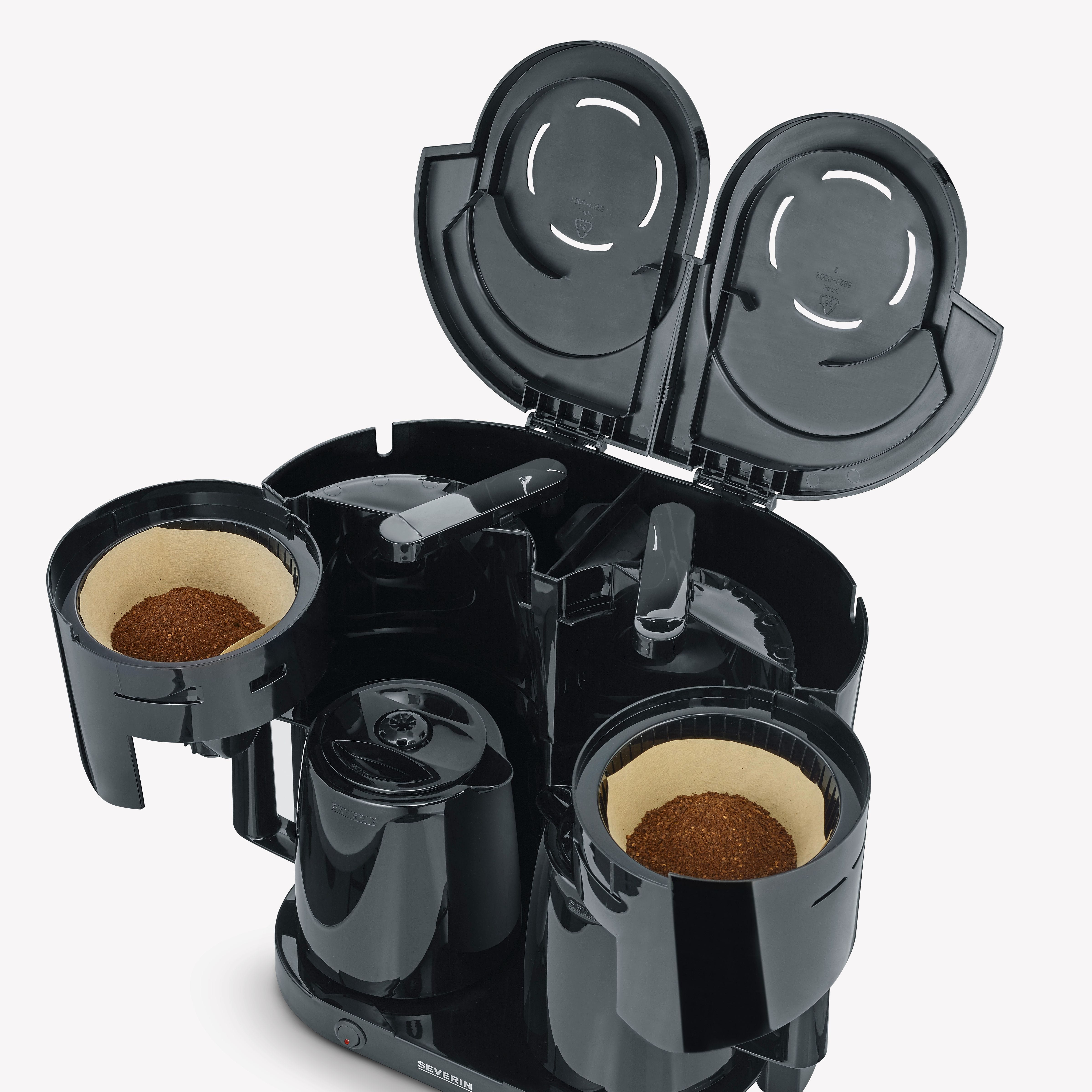Severin Duo-Filterkaffeemaschine mit 2 Thermokannen KA 9315 Bis zu 65% Rabatt