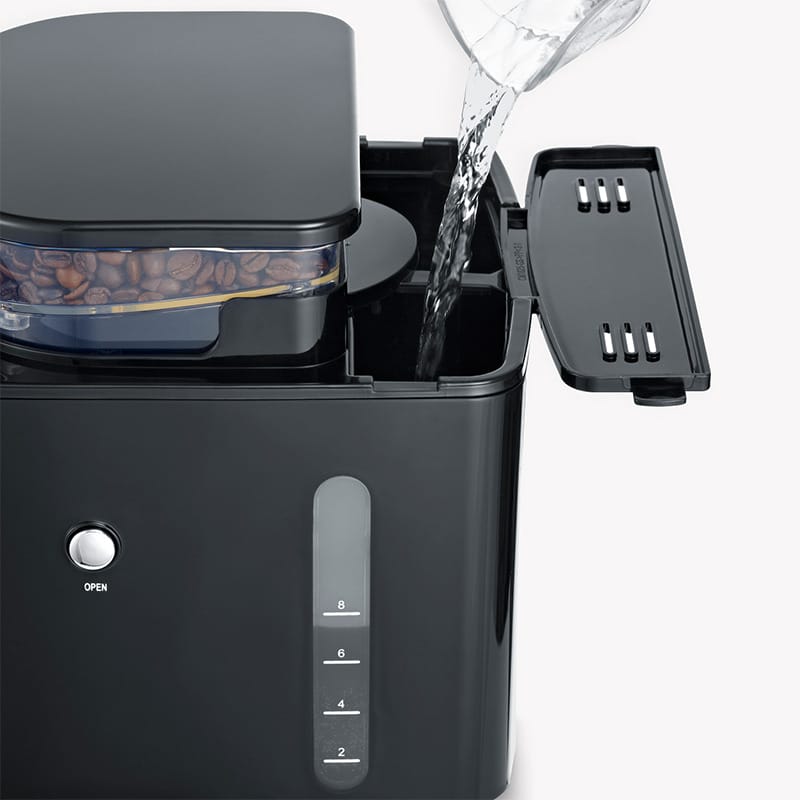 Severin Filterkaffeemaschine mit Edelstahl-Mahlwerk und Thermokanne KA 4814 Vierteljährliche Förderung