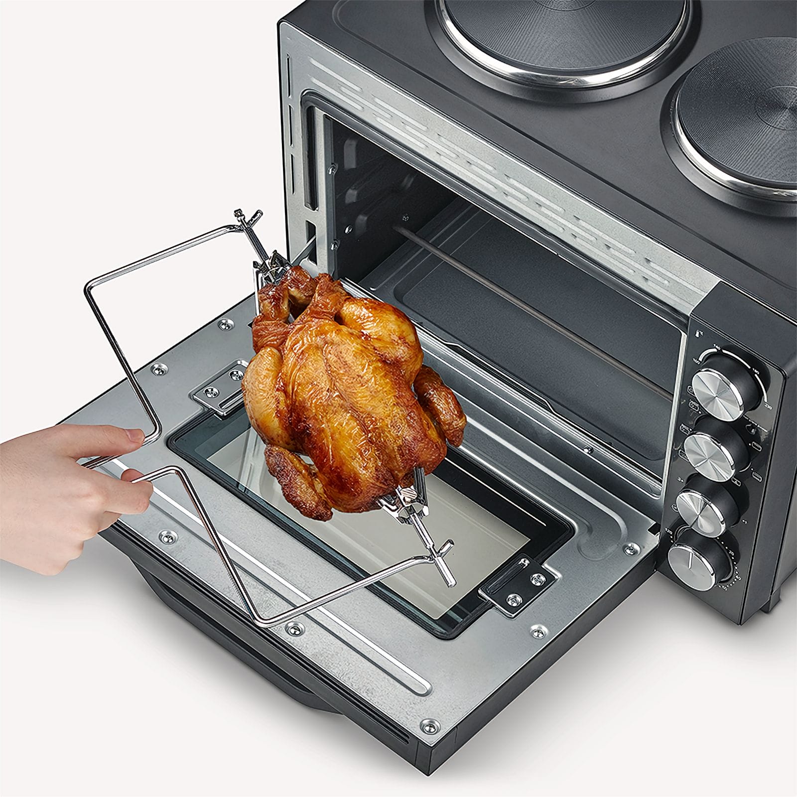 Severin Back- und Toastofen mit Kochplatten TO 2074 Top Angebot
