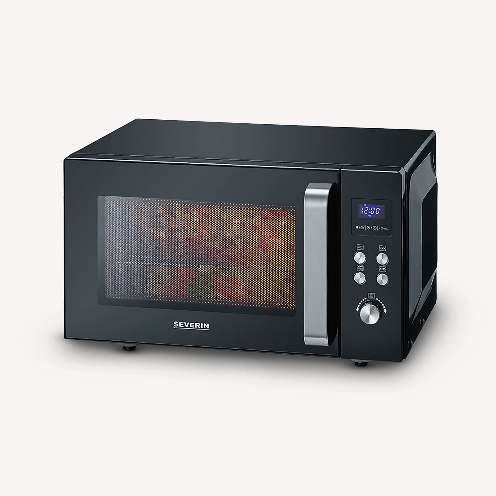 Severin 2-in-1 Mikrowelle mit Glasboden und Grill MW 7763 Black Friday
