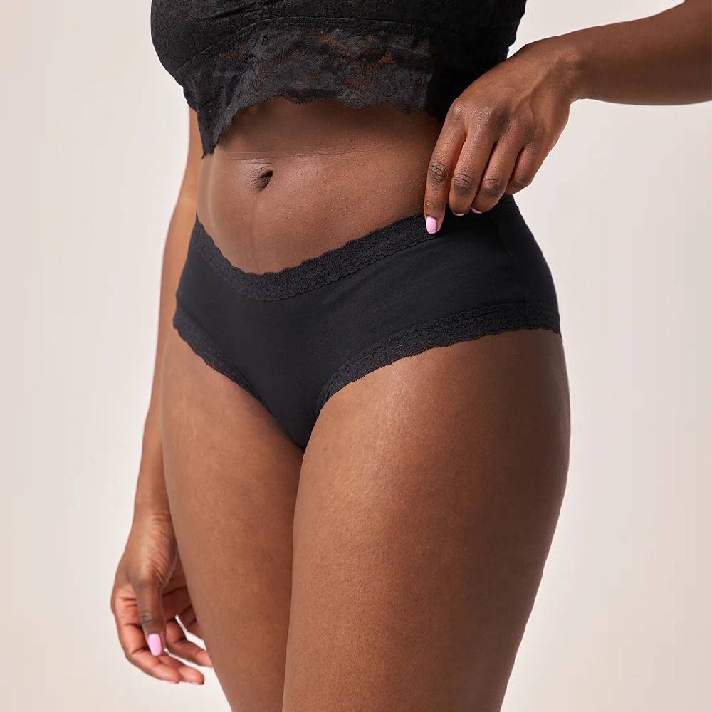 Snocks Hipster Panties mit Spitze aus Bio-Baumwolle Fabrikpreis