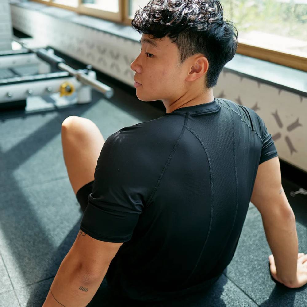 Snocks Trainingsshirt Raglan Herren aus recyceltem Polyamid Versandkostenfrei