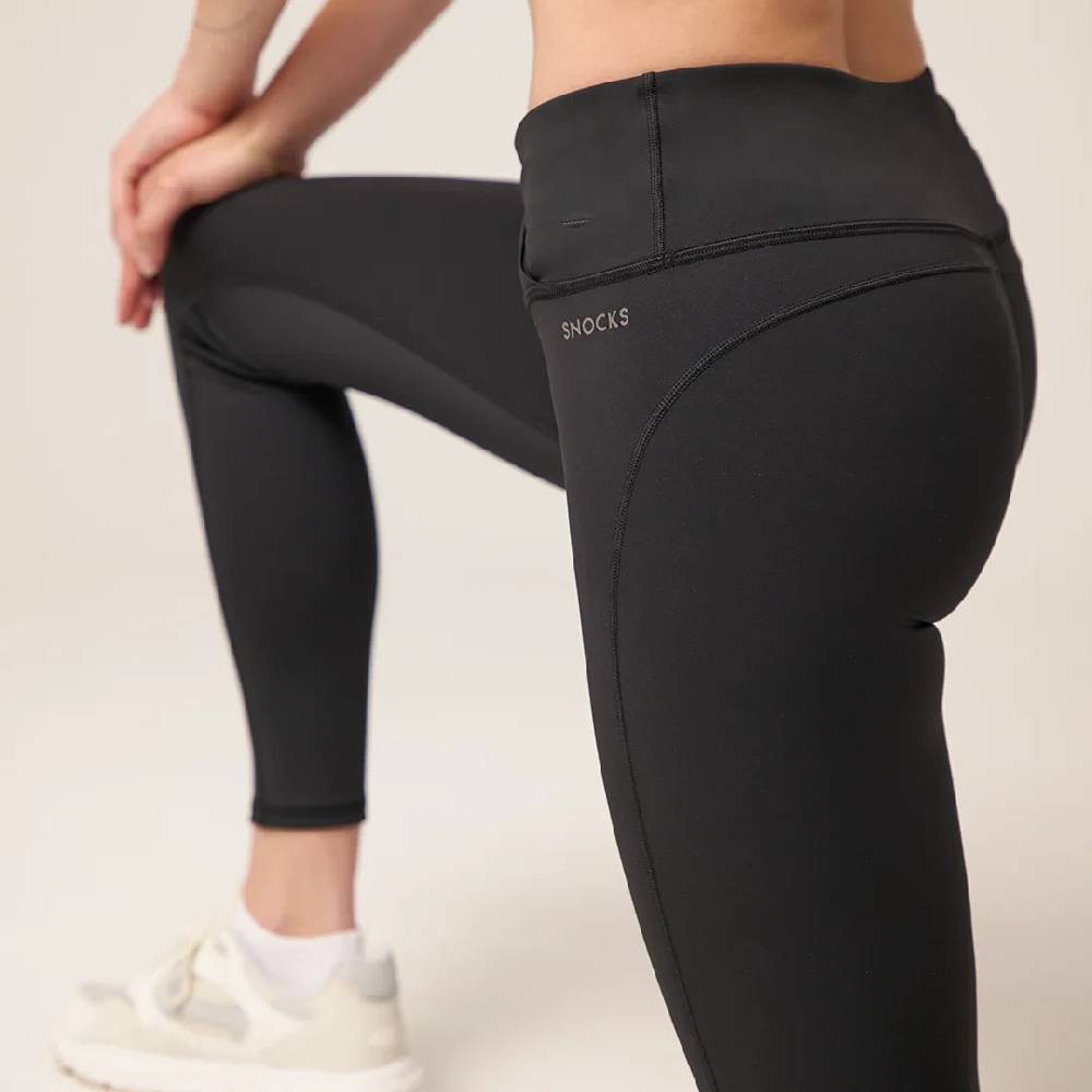 Snocks High Waist Leggings V Cross aus recyceltem Polyester Vatertagsangebot