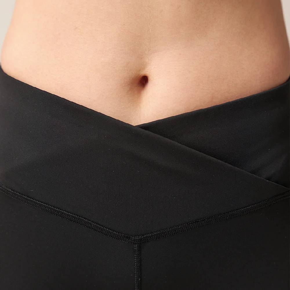 Snocks High Waist Leggings V Cross aus recyceltem Polyester Vatertagsangebot