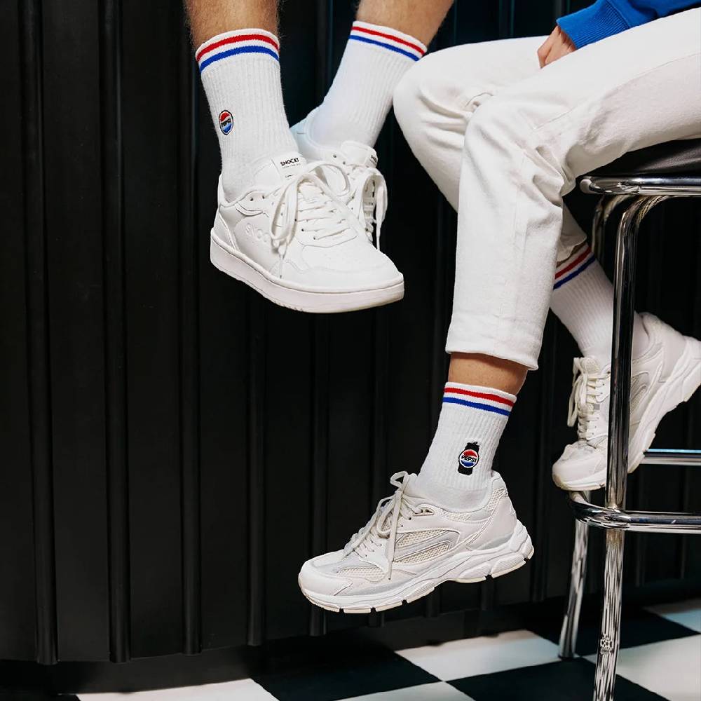 Snocks Hohe Sportsocken mit Streifen aus Bio-Baumwolle Bestseller