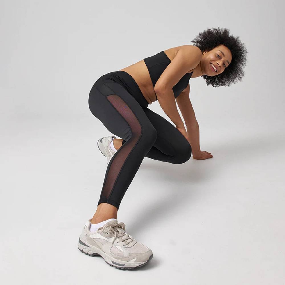 Snocks High Waist Leggings Mesh aus recyceltem Polyester Begrenzte Freigabe
