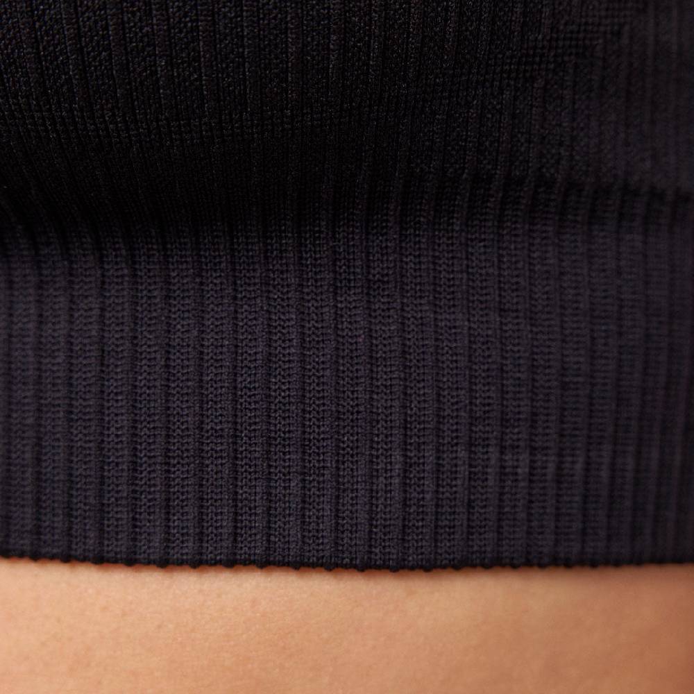 Snocks Geripptes Sportshirt langarm Damen aus recyceltem Polyamid Zeitbegrenzte Promotion