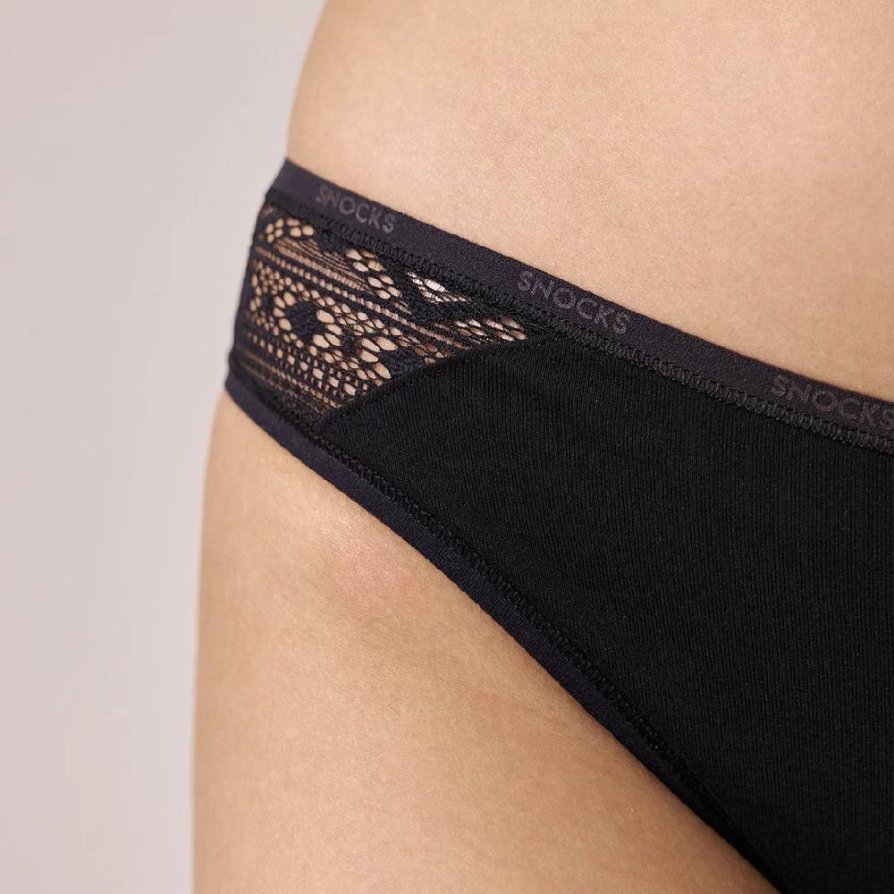 Snocks Damenslips mit Spitze aus Bio-Baumwolle Super Rabatt