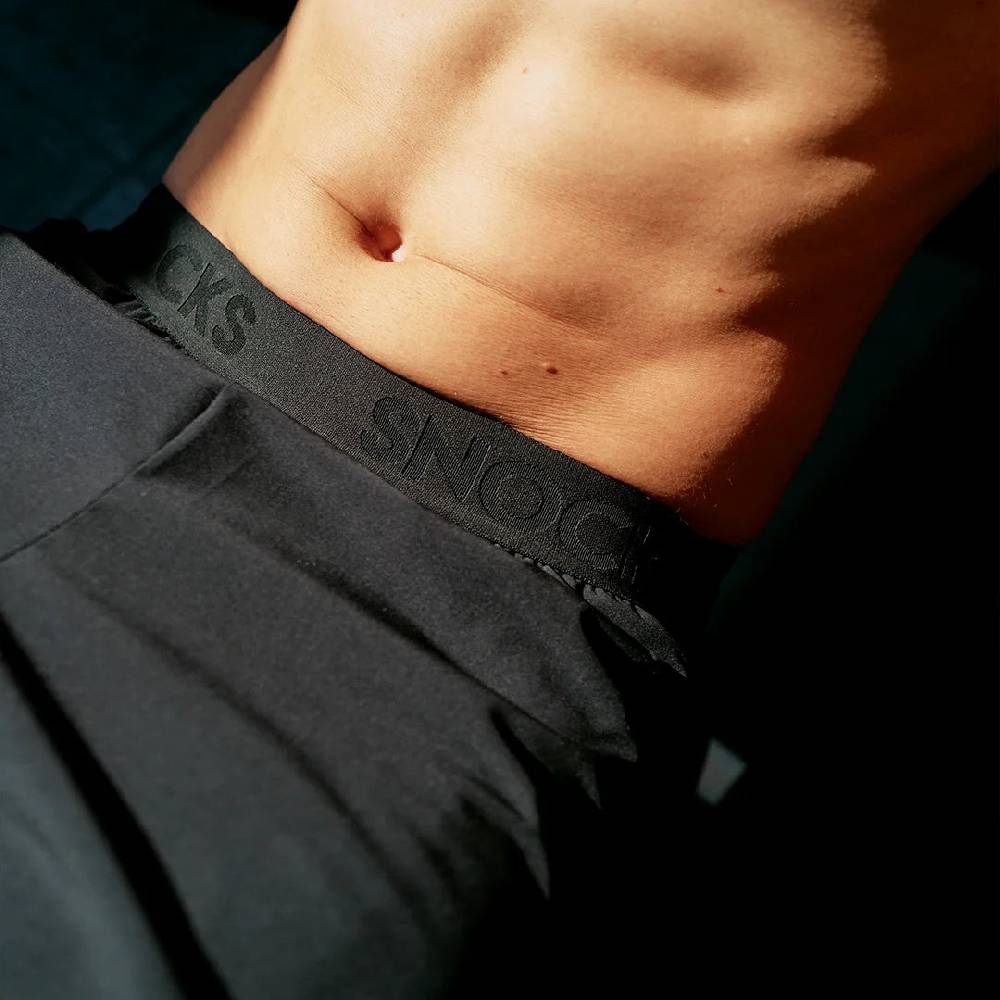 Snocks Kurze Sporthose mit Logo Herren Lagerräumung