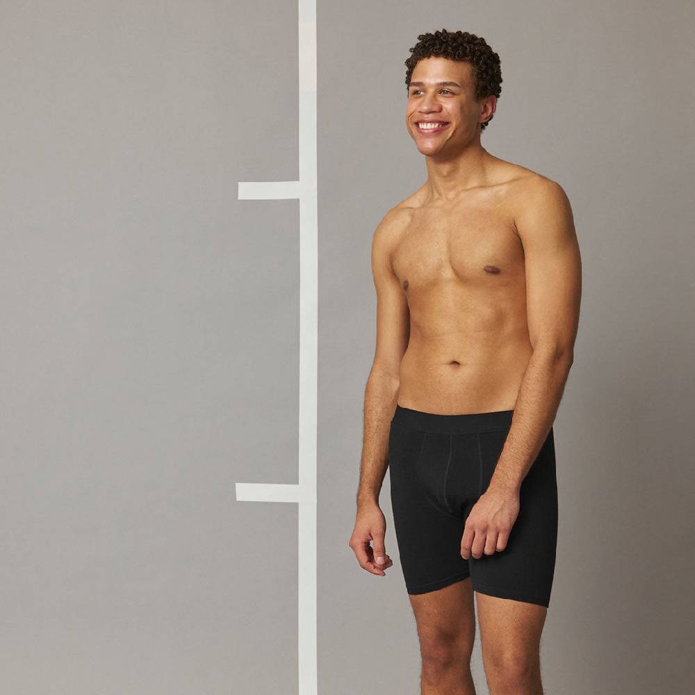 Snocks Lange Boxershorts ohne Logo aus Bio-Baumwolle Heißer Verkauf