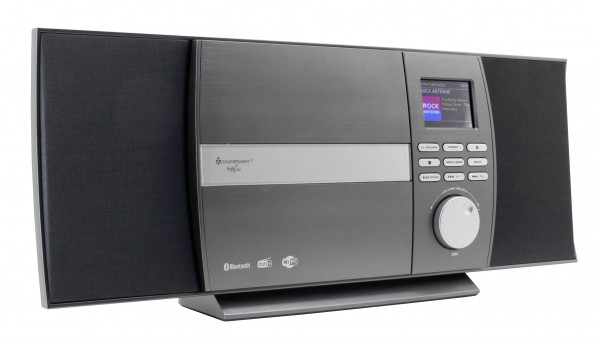 ﻿Soundmaster Stereo Musikcenter mit WLAN-Internet/DAB+/UKW-Radio, CD/MP3, USB, Bluetooth®, APP-Steuerung Limitierter Zeitrabatt