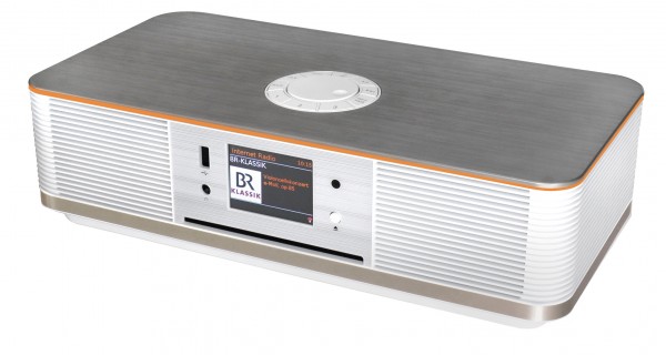 Soundmaster Stereo Musikcenter mit WLAN-Internet/DAB+/UKW-Radio, CD/MP3, USB, Bluetooth®, LED Ambientebeleuchtung, APP-Steuerung Rabatt