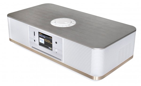 Soundmaster Stereo Musikcenter mit WLAN-Internet/DAB+/UKW-Radio, CD/MP3, USB, Bluetooth®, LED Ambientebeleuchtung, APP-Steuerung Rabatt