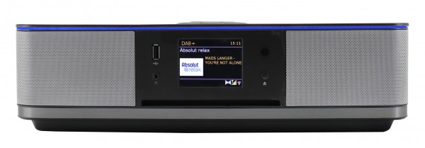Soundmaster Stereo Musikcenter mit WLAN-Internet/DAB+/UKW-Radio, CD/MP3, USB, Bluetooth®, LED Ambientebeleuchtung, APP-Steuerung Großer Ausverkauf
