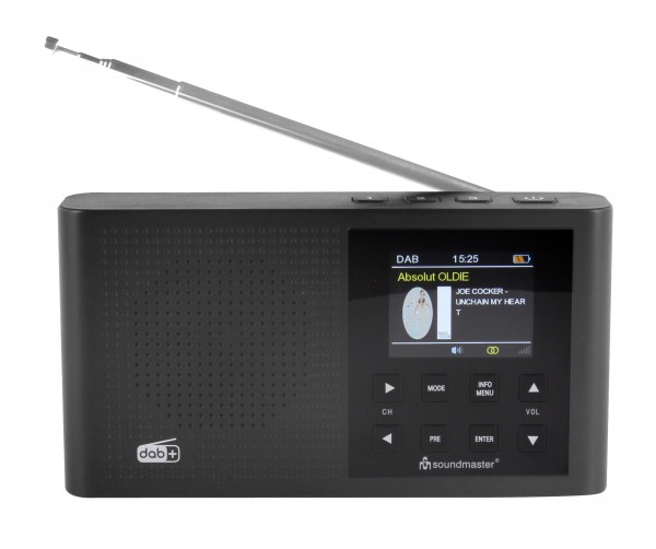 Soundmaster DAB+/UKW Radio mit Li-Ion Akku, Festsenderspeichertasten Exklusivangebot