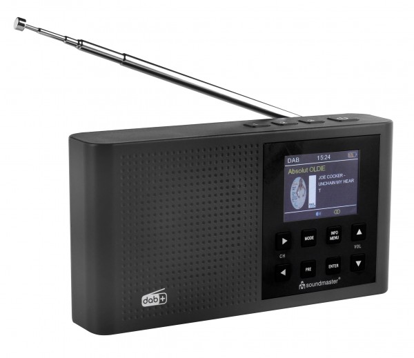 Soundmaster DAB+/UKW Radio mit Li-Ion Akku, Festsenderspeichertasten Exklusivangebot