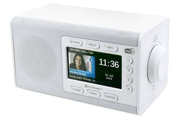 Soundmaster DAB+/UKW-RDS Radio mit großem Farbdisplay, Stationstasten Jubiläumsangebot