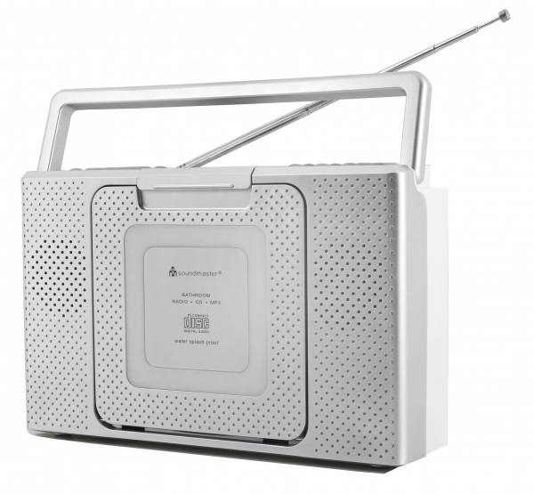 Soundmaster Spritzwassergeschütztes Badezimmer CD/MP3 Radio Heißer Verkauf