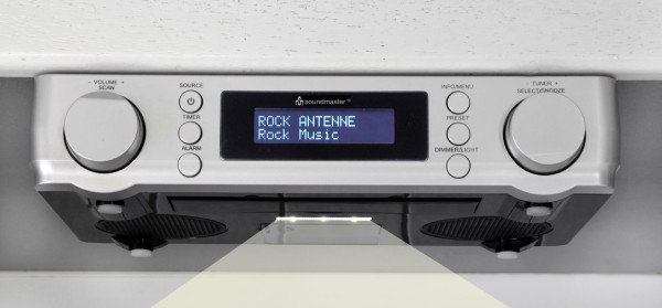 Soundmaster Küchenunterbauradio mit DAB+/UKW, LED-Arbeitsplatzbeleuchtung Exklusive Angebote