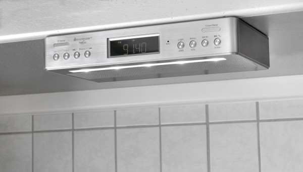 Soundmaster Küchenunterbauradio mit DAB+/UKW, Bluetooth®, LED-Arbeitsplatzbeleuchtung Blitzangebot