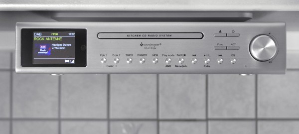 Soundmaster Küchenunterbau Stereo Musikcenter mit DAB+/UKW Radio, CD/MP3, USB, Bluetooth® Neuheiten