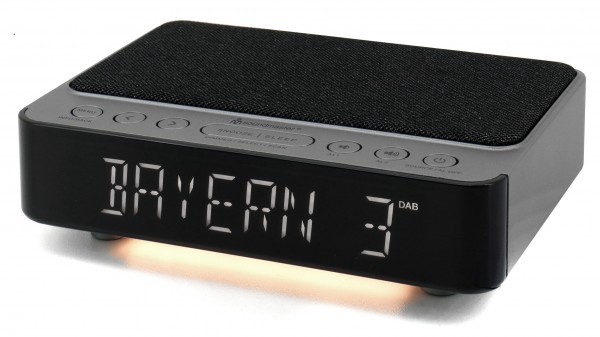 Soundmaster DAB+/UKW Uhrenradio mit kabelloser Ladefunktion Begrenzte Freigabe