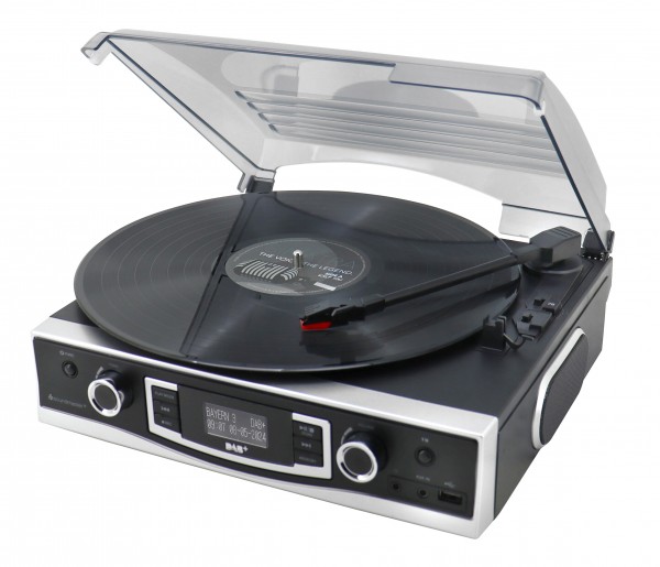 Soundmaster Plattenspieler mit DAB+/UKW Stereoradio & Encoding Letzte 2 Tage