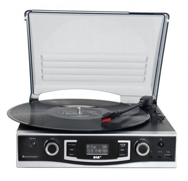 Soundmaster Plattenspieler mit DAB+/UKW Stereoradio & Encoding Letzte 2 Tage