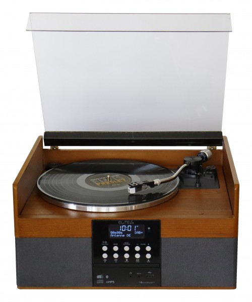 Soundmaster Stereoanlage mit Plattenspieler, DAB+/UKW Radio, CD/MP3, USB, Bluetooth®, Encoding Bis zu 65% Rabatt