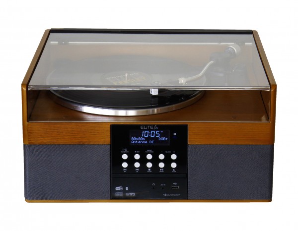 Soundmaster Stereoanlage mit Plattenspieler, DAB+/UKW Radio, CD/MP3, USB, Bluetooth®, Encoding Bis zu 65% Rabatt