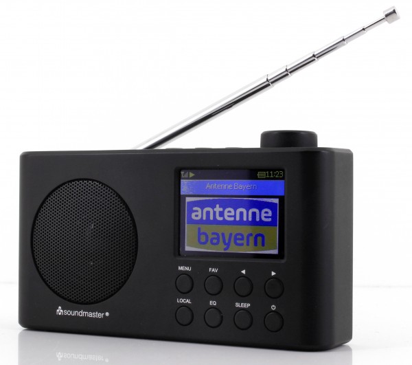 Soundmaster Portables WLAN-Internet/DAB+/UKW-Radio mit Bluetooth®, Li-Ion Akku Sonderangebot der Fabrik