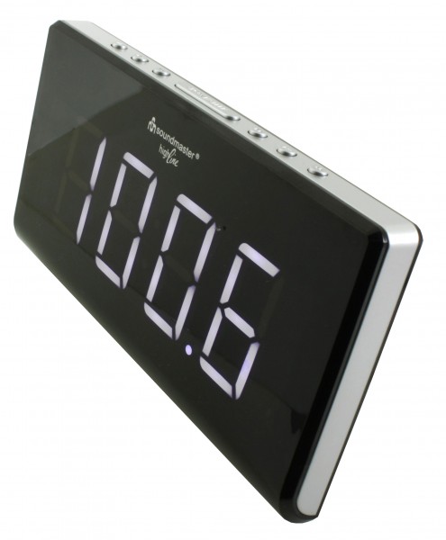 Soundmaster Jumbo LED Uhrenradio mit Dimmer Speichern exportieren